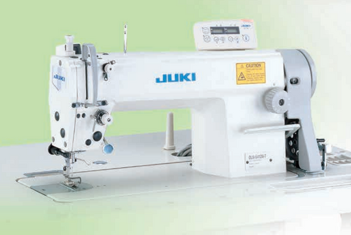 Juki DU-1181N7/X73096 Single needle, top and Bottom-feed, Lockstitch  Machine with under trimmer (Setup with table and stand)