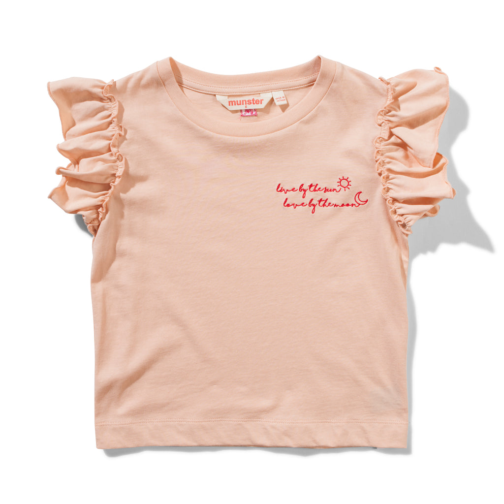 Missie Munster - Live Love Tee - Blush girls summer fashion