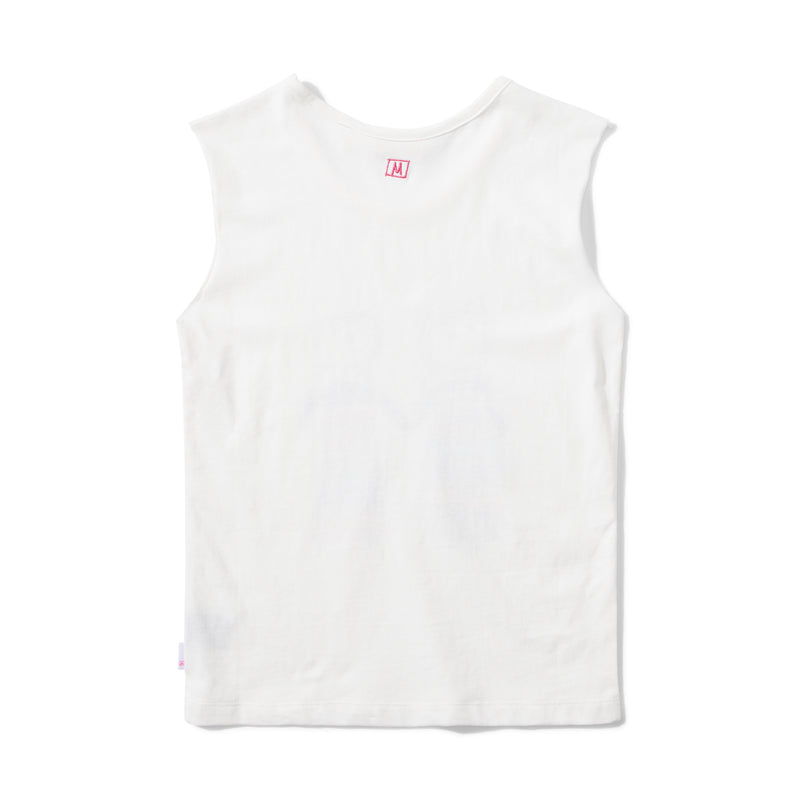 Missie Munster - No Worries Singlet - Cream summer girls fashion