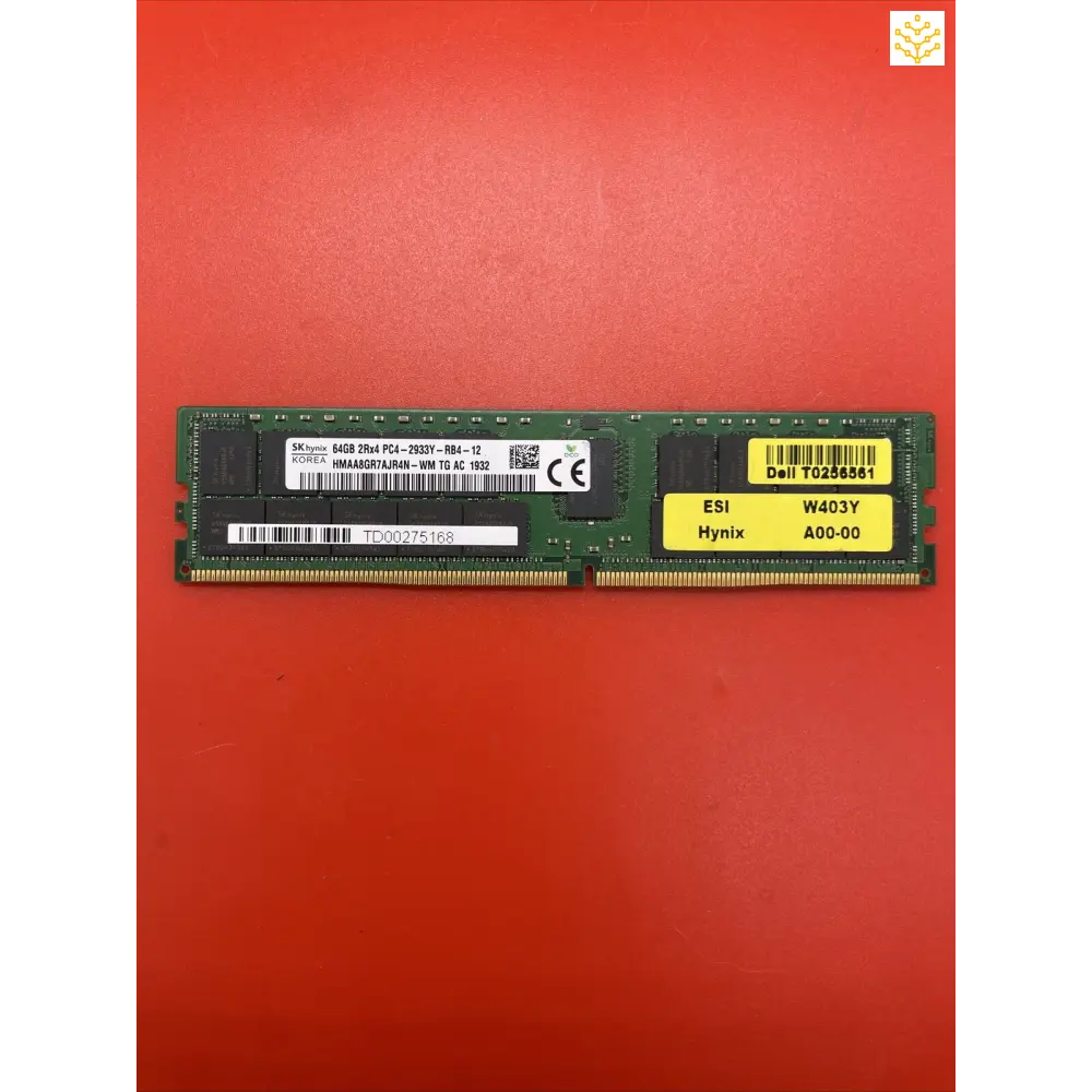 SkHynix HMAA8GR7AJR4N-WM 64GB 2Rx4 PC4-2933Y Server Ram
