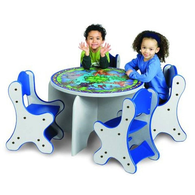 children's table with chairs