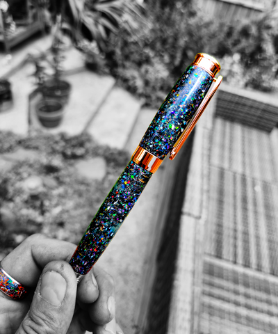 Unlocking the Wonders of a Handmade Crystal Aurora Space Pen from Bespoke-Space.com