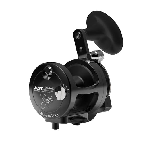 Avet LX 6/3 MC Raptor Lever Drag Casting Reel in Silver | Left Hand