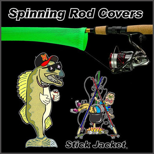 Stick Jacket Big Game 7 Rod Cover - Red