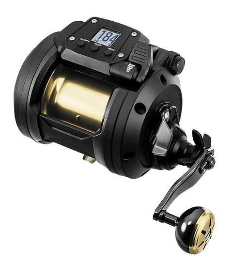 Deep Sea Fishing Reel showing 2 speed electronic control