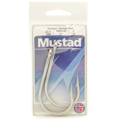 Mustad 7691S Stainless Southern Tuna Hooks — Charkbait