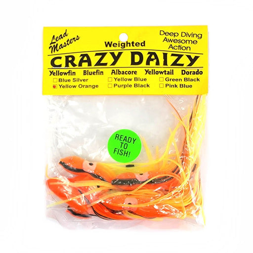 DM Cricket Lures Small Wooden Orange Yellow - Finish-Tackle