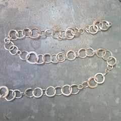 Sterling silver handmade chain