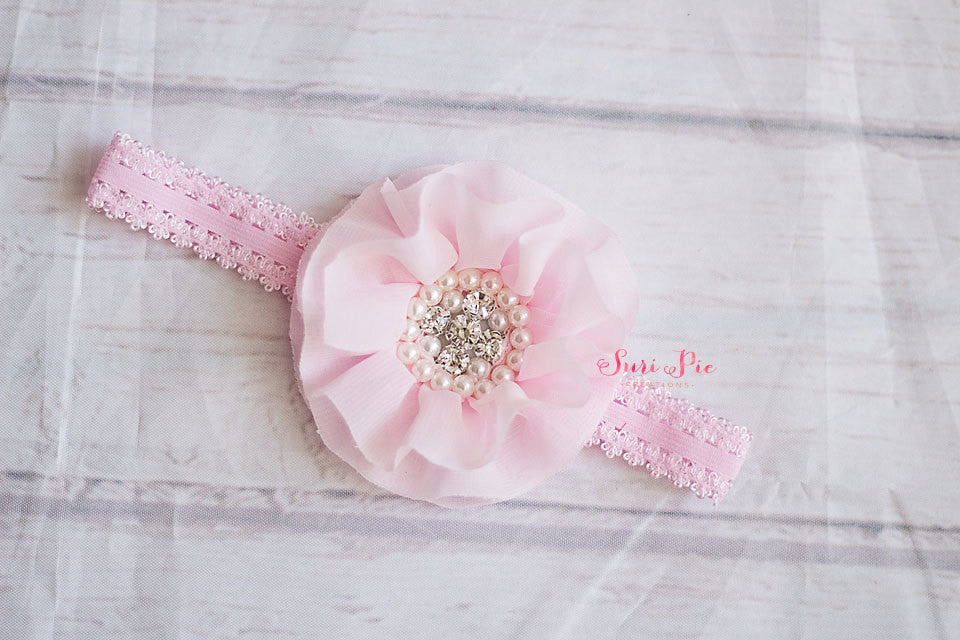 baby girl baptism hair accessories