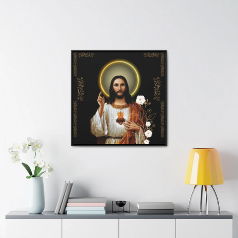 Christian Canvas Art: A beautiful painting depicting the essence of Christianity, conveying deep spiritual meaning.