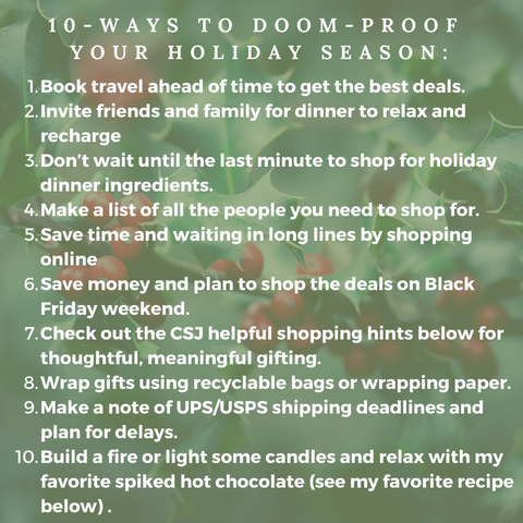 10 ways to prepare for the holidays 