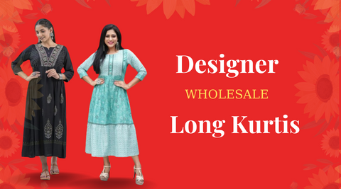 cotton kurti wholesale - designer Long kurtis