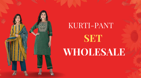kurti-pant set wholesale