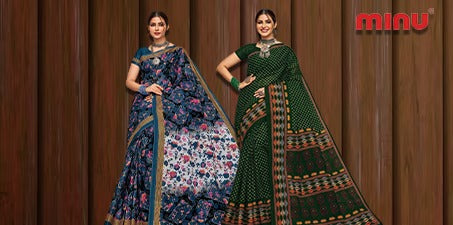 designer printed sarees