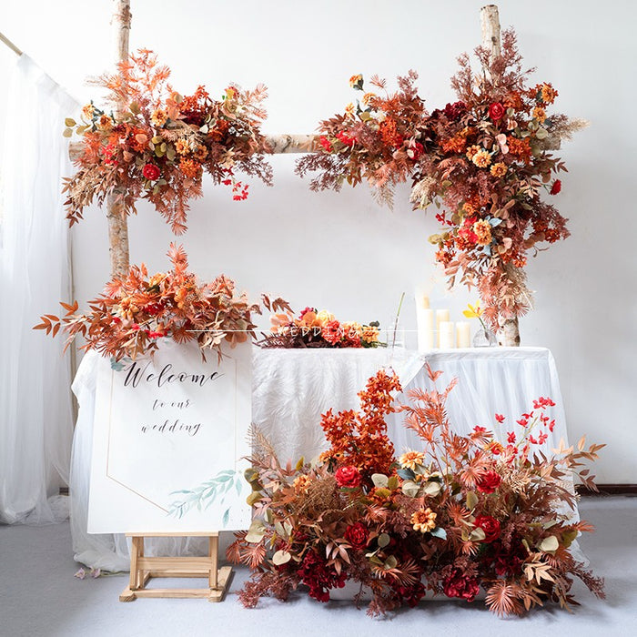 Fall Caramel Arch Flower Stand — KetieStory