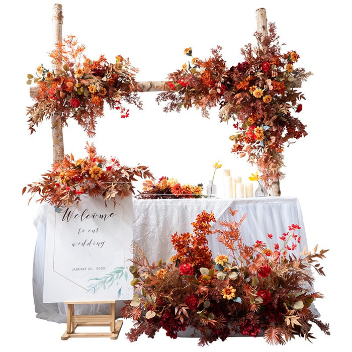 Fall Caramel Arch Flower Stand — KetieStory