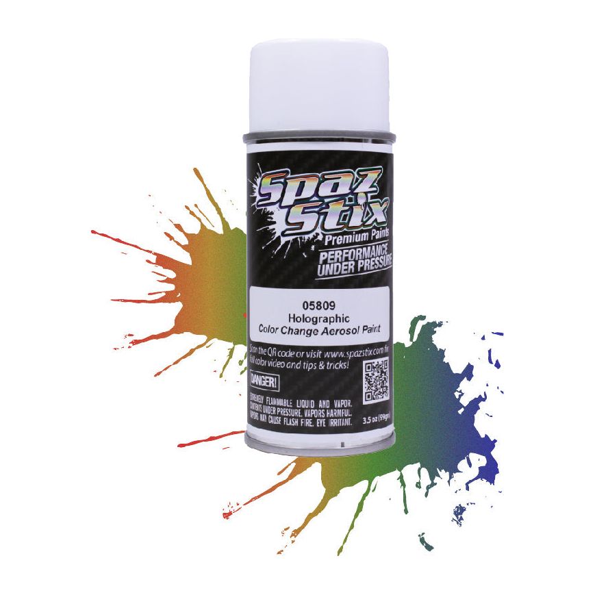 Spaz Stix - Color Changing Airbrush Ready Paint, Holographic, 2oz Bottle