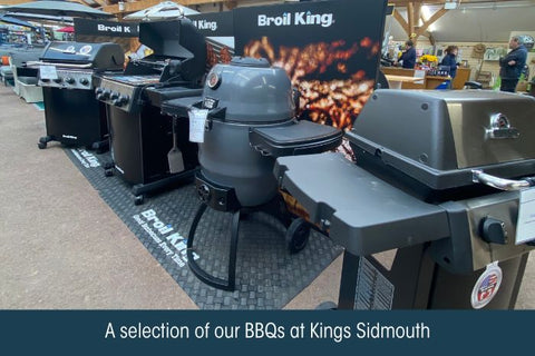 Selection of BBQs at Kings Garden and Leisure Sidmouth
