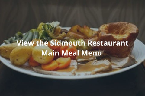 Sidmouth Restaurant Main Menu