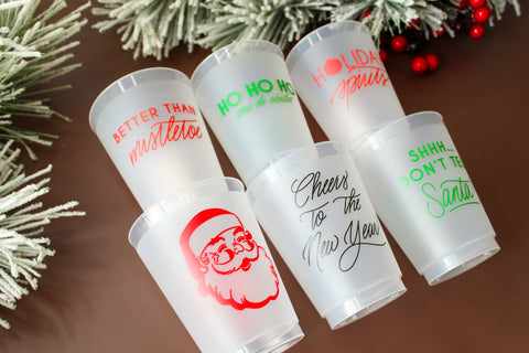 christmas cocktail party cup