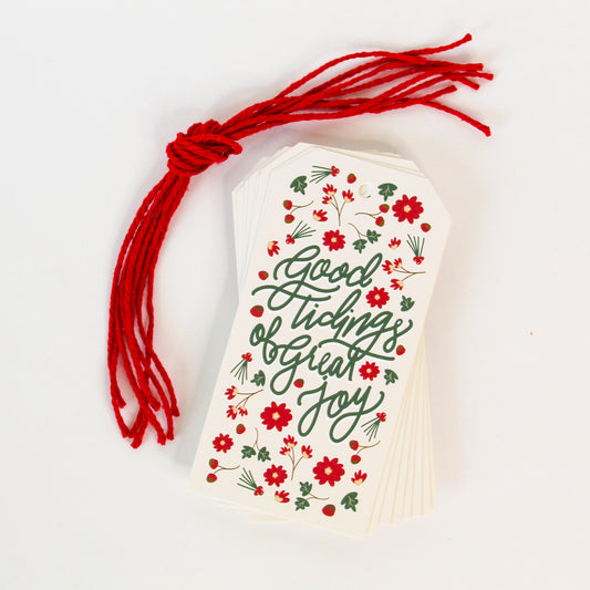 Cardinal Red Bird Christmas Holiday Gift Tags – Birdie Mae Designs