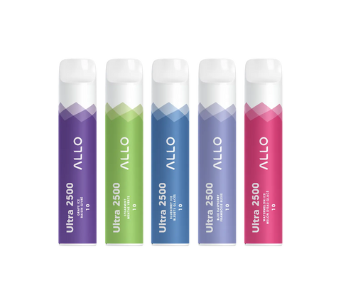 allo 2500 puffs different flavours Disposable vapes