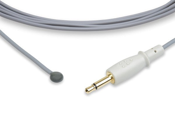 Cables & Sensors Datex Ohmeda Compatible Reusable Temperature Probe - 6600-0628-700