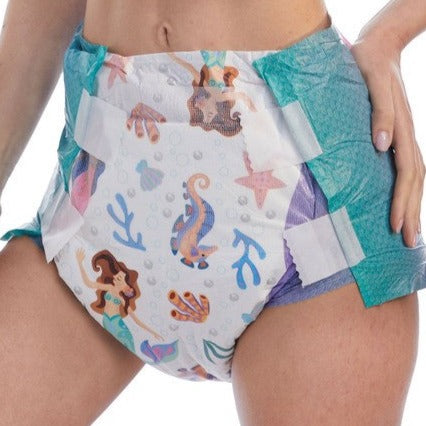  Rearz - Critter Caboose Brief Adult Printed Diapers Sample -  8000ml (Medium (30- 40)) : Health & Household