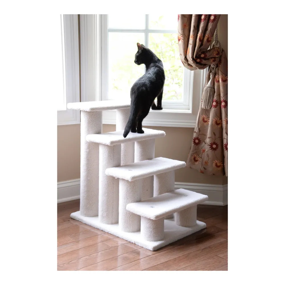 4 Steps Wood Ramp For Pets