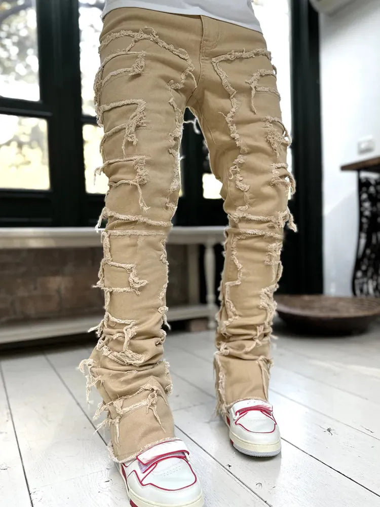 Heavyweight Distressed Jeans