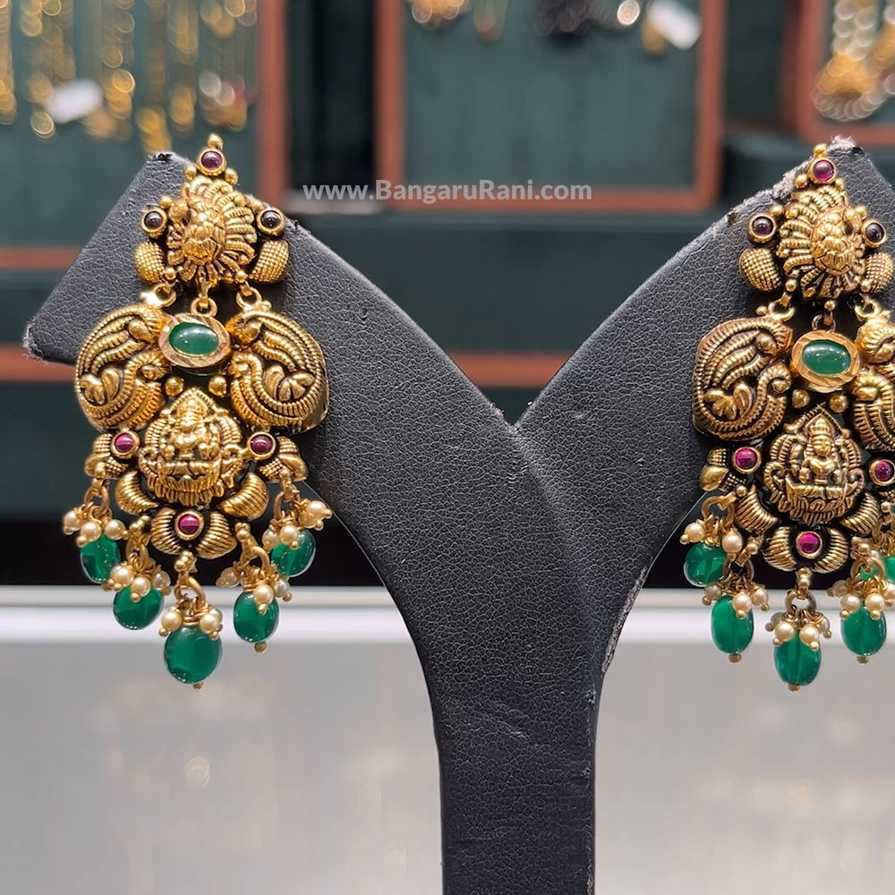 Discover 144+ kasu earrings gold