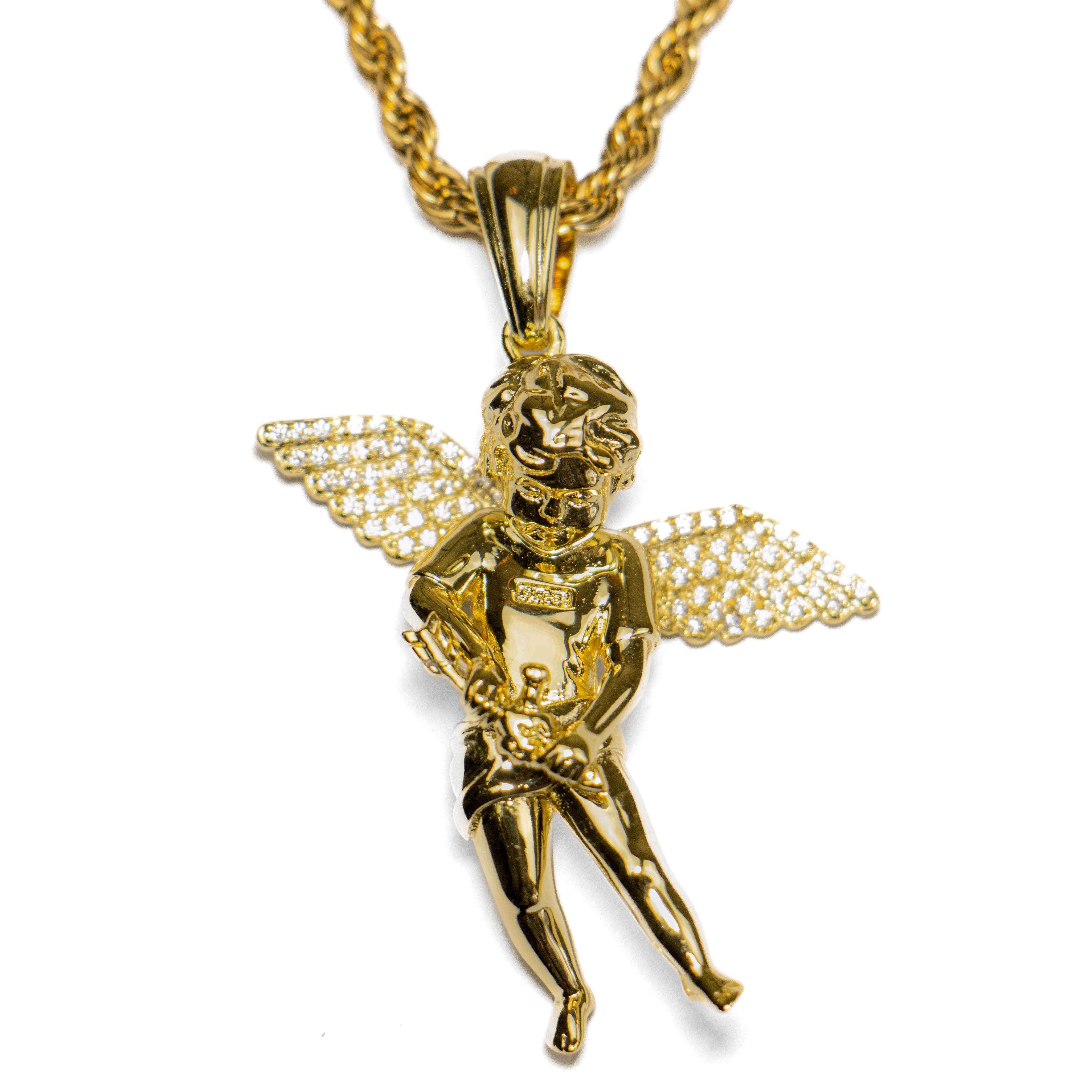 Baby angel pendant on sale meaning