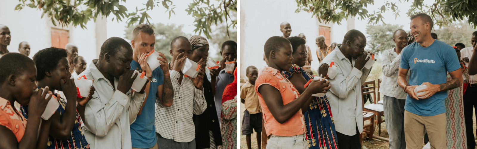 teaching people how to use solar lanterns