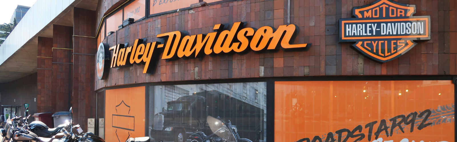 exterior of a Harley Davidson dealership