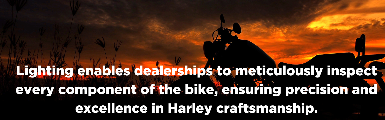 lighting for motorcycle dealerships
