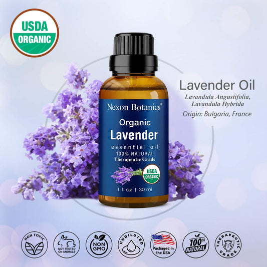 Lavender Essential Oils 6.8 oz for Diffusers - Aromatherapy - Pure Lavender Oil - Fragrance Oil for Sleep - Skin Care - Body - Hair