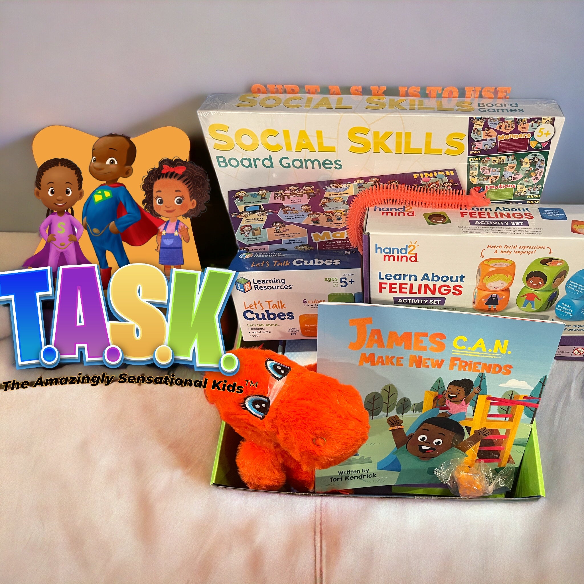 August 2023 Box: James C.A.N. Make New Friends (Autism)