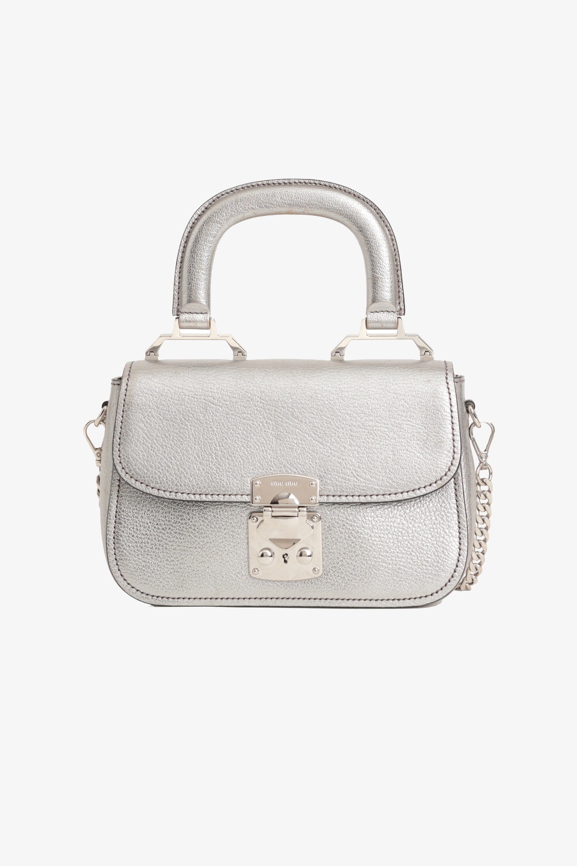 Image of 2018 Madras Silver Crossbody Bag