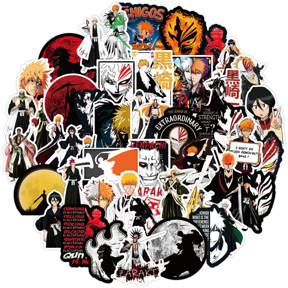 Bleach Waterproof stickers (10/30/50 Pcs per pack)