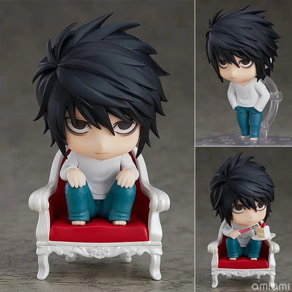 Death Note 1160 Light Yagami and 1200 L 10cm Nendoroid Action Figure/Figurine