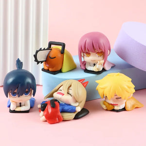 Chainsaw Man Pochita Denji Makima Aki Sleep Version Figurine 5 cm - House Of Fandom