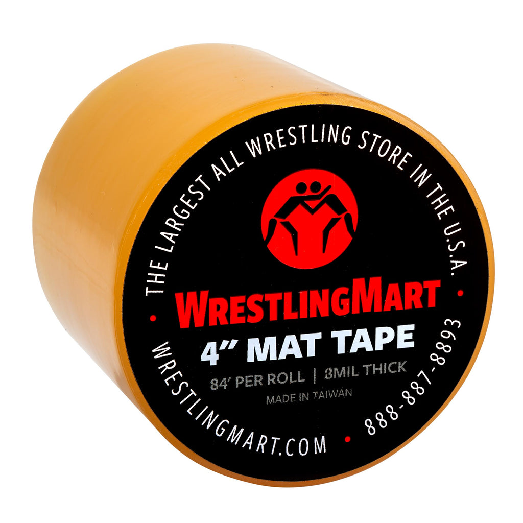 4 x 84' (28 yds) Clear 8 mil Wrestling Mat Tape (Individual Roll)