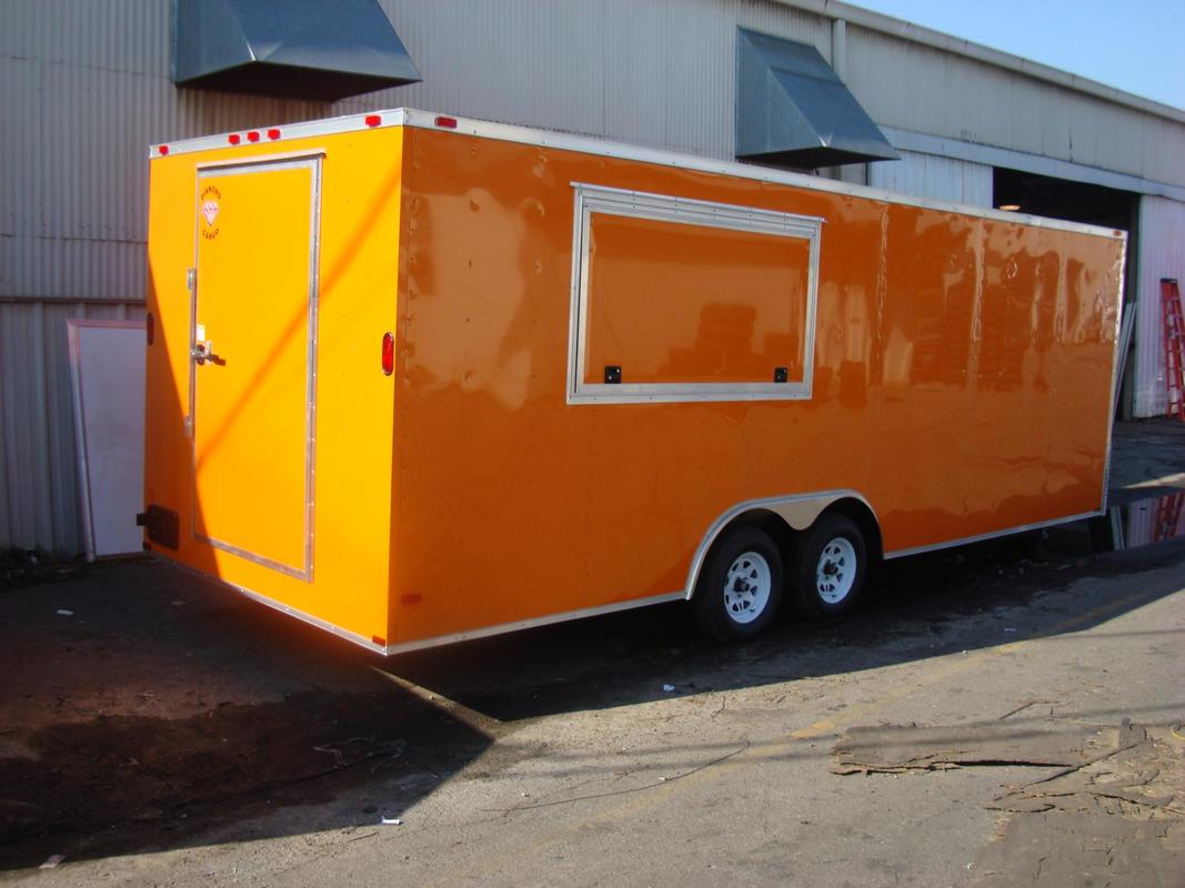 New JJ's Country Diner food truck, orange