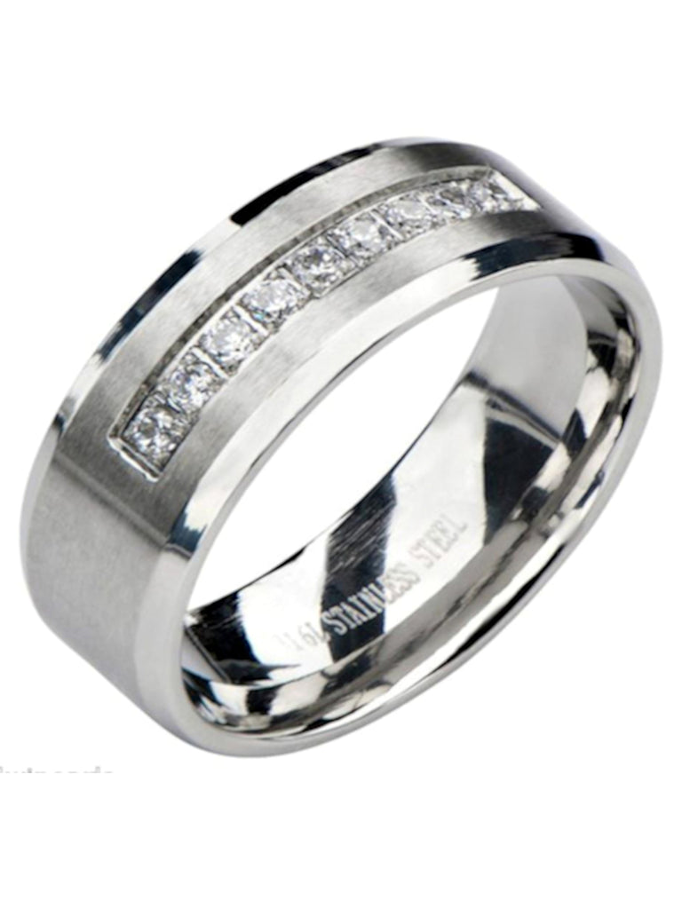 His Hers Wedding Ring Sets Cz Matching Wedding Ring Set | EdwinEarls.com