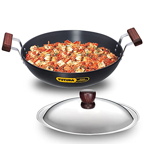 Hawkins Ceramic Nonstick Frying Pan, 17 Cm Diameter, Induction Fry Pan With  Glass Lid, Granite Omlette Egg Pan, Fish Pan (ICF17G) - Velan Store