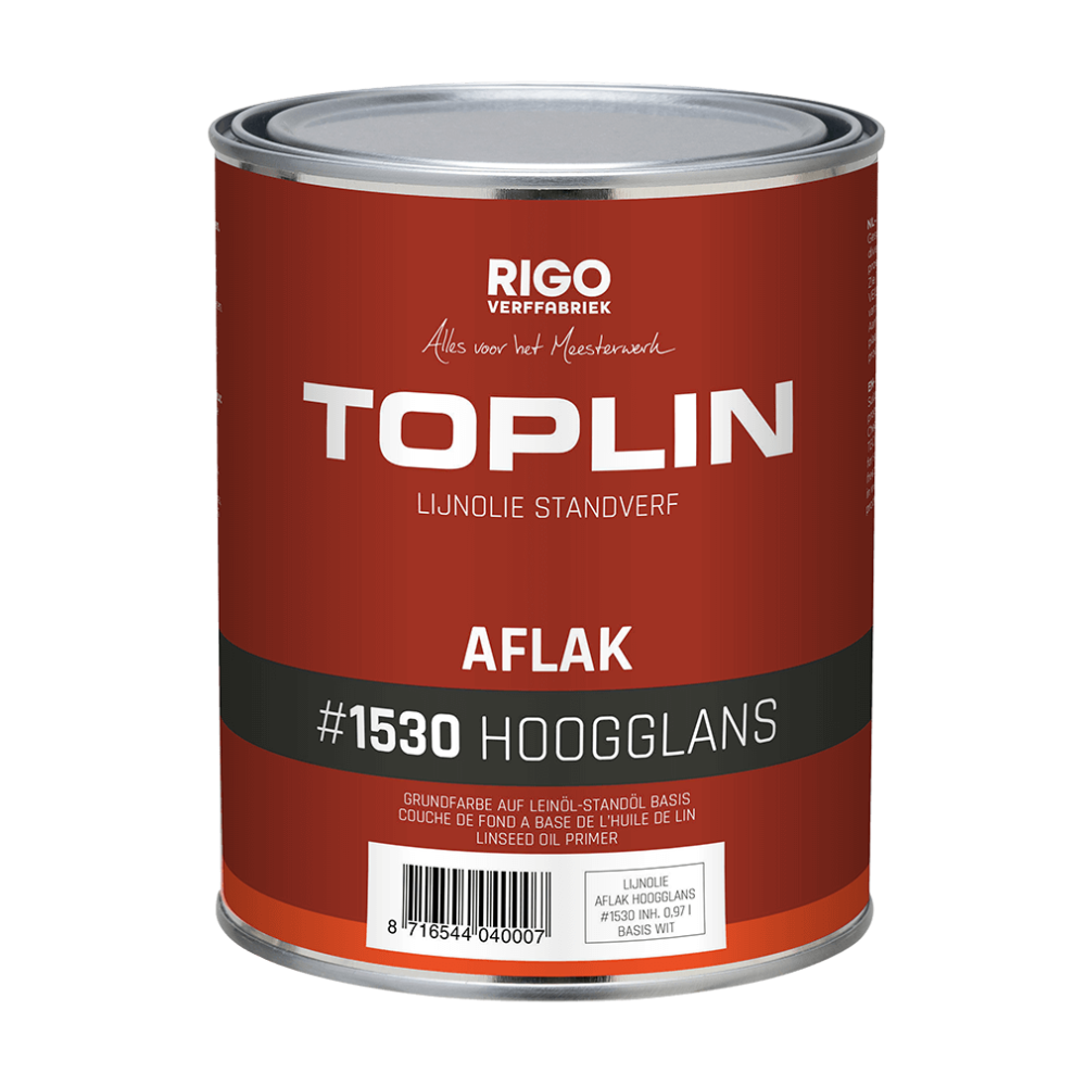 Rigo Toplin Standverf Hoogglans 2.5 Liter / Donker