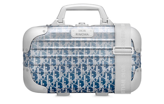 DIOR AND RIMOWA Suitcase Obligue 90L Aluminum Unused Metal fittings only  scratch $6,450.00 - PicClick