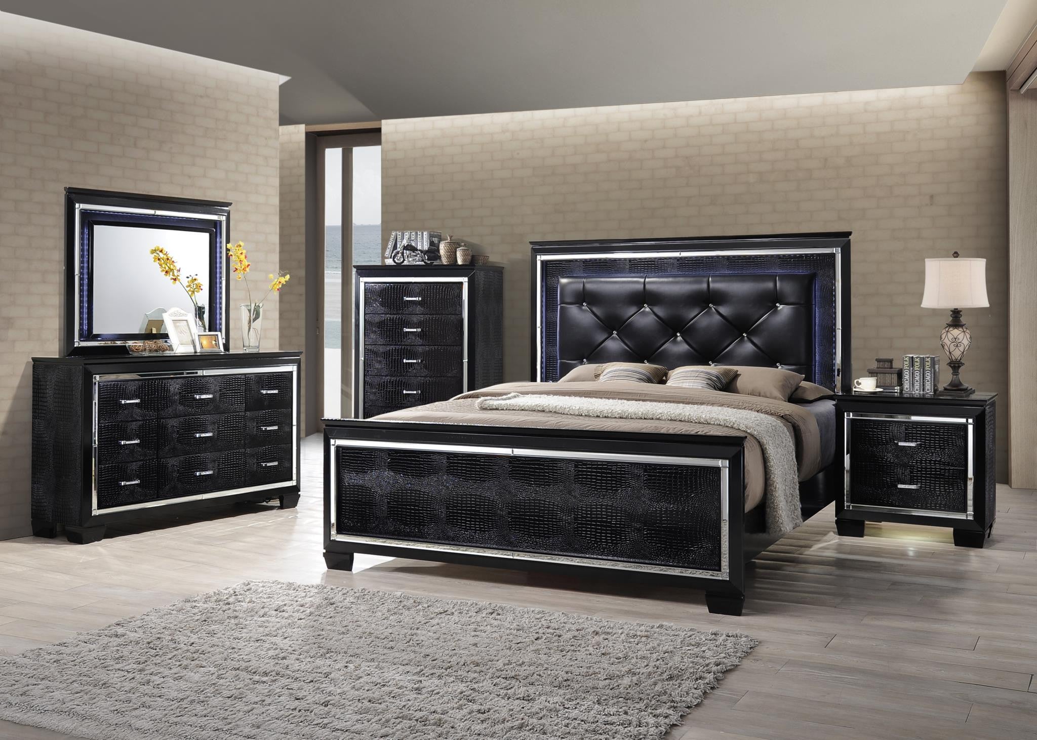 4 Piece Bayliss Bedroom Set