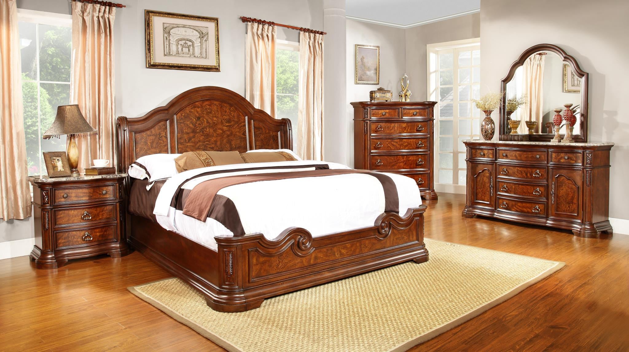 4 Piece Bayliss Bedroom Set