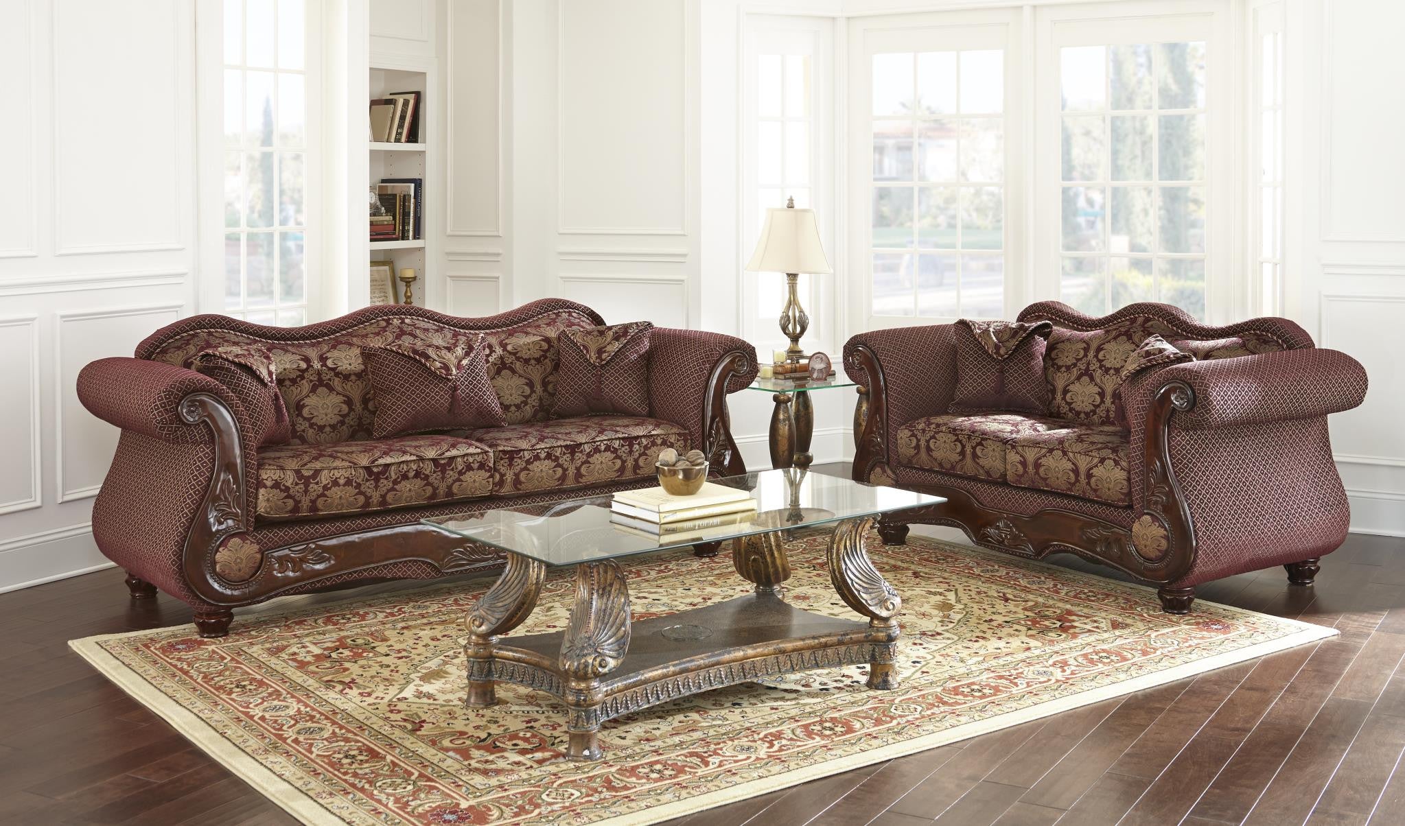 Mabelle Elegant Living Room Set Mindys Home Goods